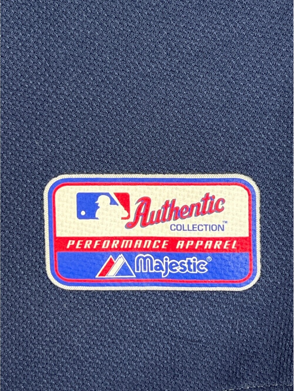 Vintage Majestic MLB Cleveland Indians Authentic Collection Jersey Mens Blue - Picture 5 of 8
